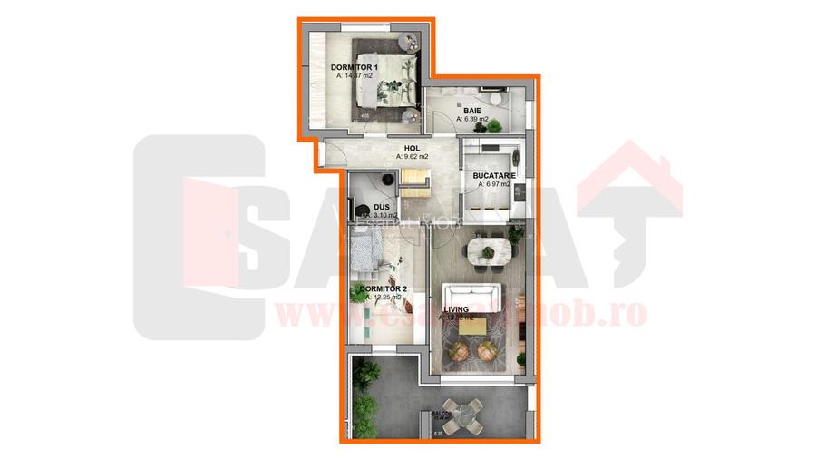Oportunitate: Bloc nou complet P+2E | 9 apartamente + parcari |VIDEO - 18