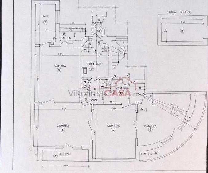 Ultracentral Unirii - 4 camere ultracentral - renovat - vila anvelopata - 9
