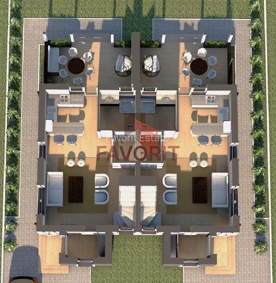 Duplex | Bucovat | 200m de asfalt | Toate utilitatile | Teren Generos - 1