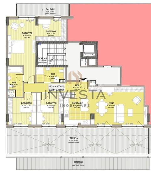 Apartament cu 4 camere in Iris - Ansamblu Exclusivist, imobil nZEB - 1
