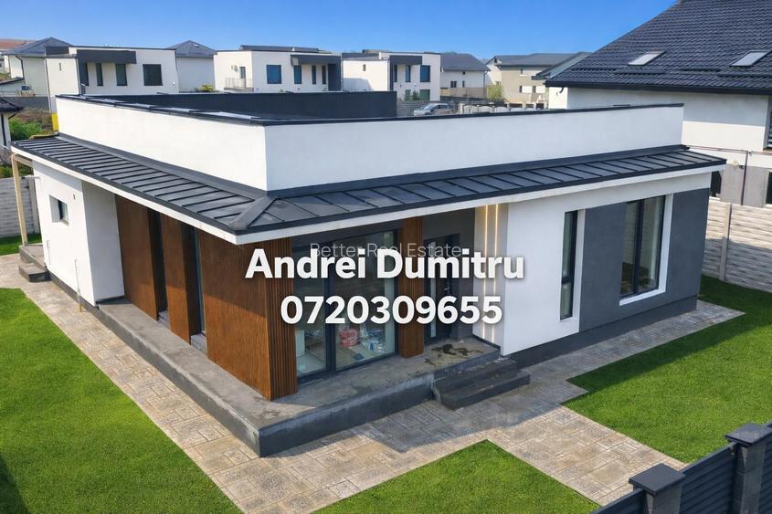 Casă parter 4 camere, 410 mp teren, încălzire în pardoseală, Comuna Berceni - 4