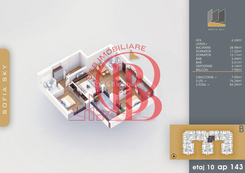 7min Metrou Nicolae Teclu 3 Camere Mutare Rapida-Th Pallady - 2