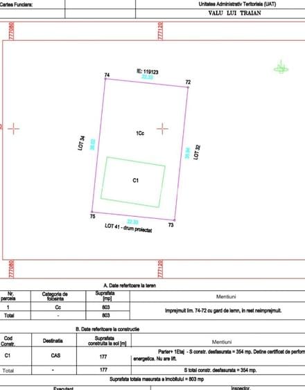 Teren intravilan cu puz Valu lui Traian pe partea dreaptă  - 6