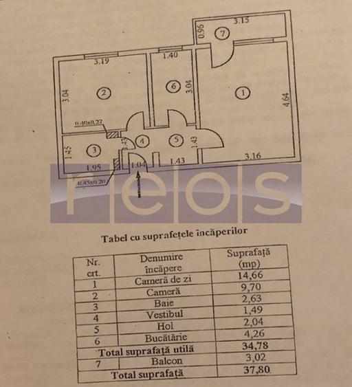 VANZARE 2 CAMERE | DECOMANDAT | ZONA BRANCOVEANU - Biserica Huedin - 7