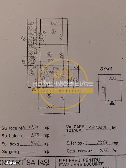 Apartament 3 camere, decomandat, etaj 1 68mp // Tatarasi - Esplanada Oancea - 8