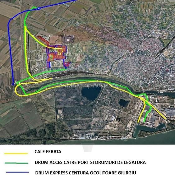DE VANZARE Teren intravilan 500,000mp Giurgiu / Strada Sloboziei - 2