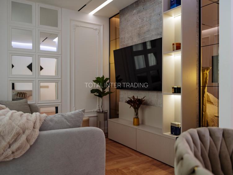 Decebal-3/4-renovata integral lux, mobilata + utilata modern, TV, 135000€ - 7