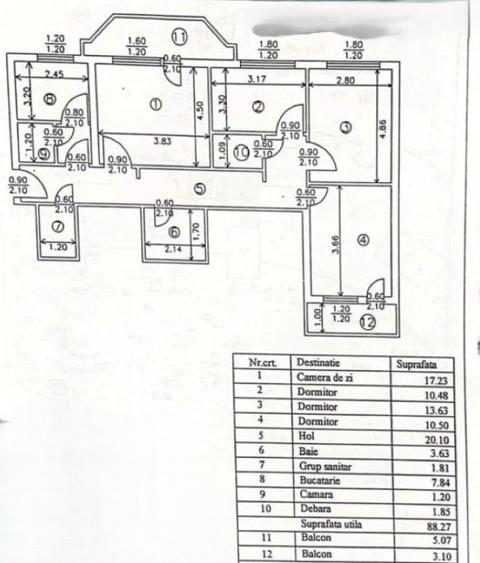 Apartament 4 camere-decomandat-renovat-zona Lujerului - 9