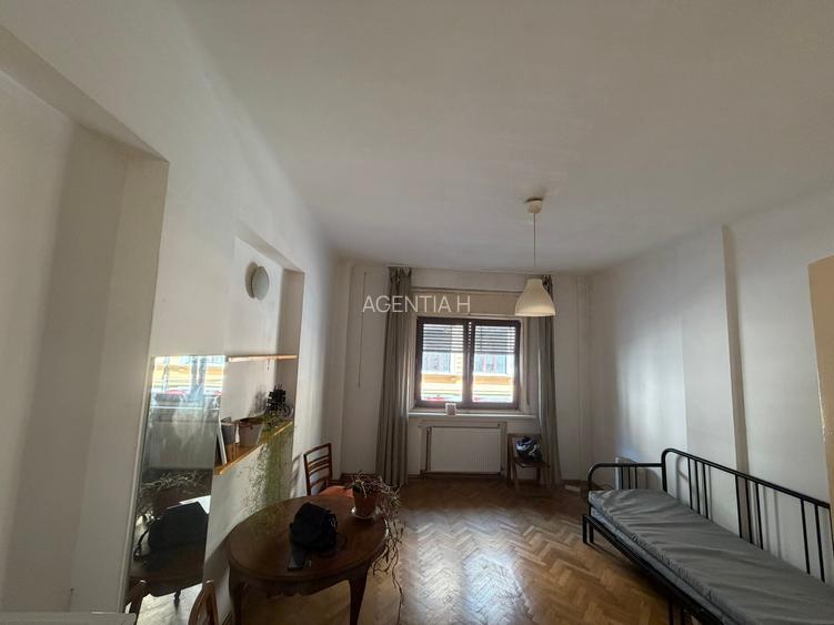 Cismigiu- Brezoianu,   garsoniera 30mp, parter, centrala proprie, zona linistita - 2