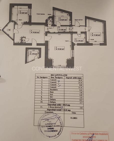Apartament 4 camere 80mp +garaj Dorobanti/Caderea Bastiliei - 15