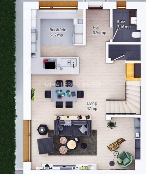 Vila visurilor tale există!Descoperă oaza de liniste în complexul Green City - 36