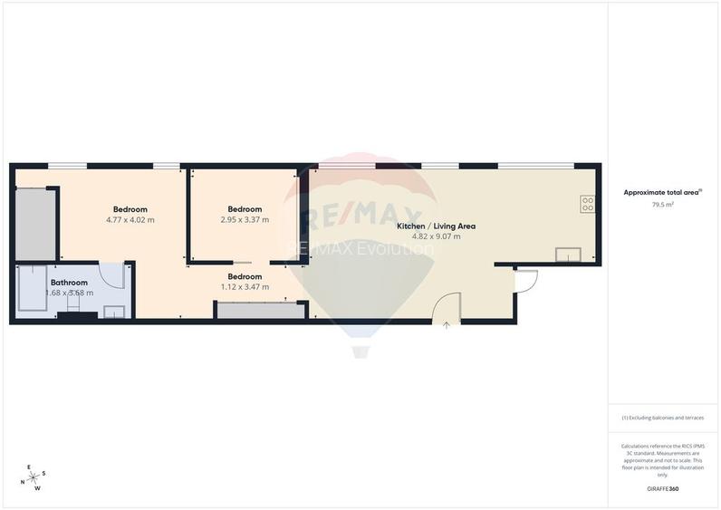 Lumina,spatiu, confort-apartament 3 camere si 2 balcoane 0% comision - 23