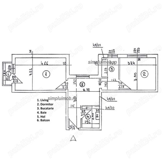 Decomandat 2 Camere Resita/Huedin - 1