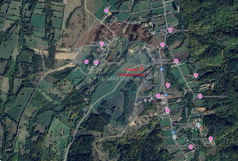 Teren extravilan Rasnov , Glajerie-Str Poiana velicanului, 2 X 1100mp - 6