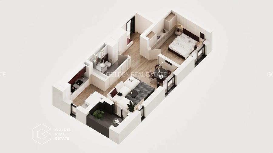 Apartament 2 camere Vladimirescu, Bloc Nou, comision 0%, - 3