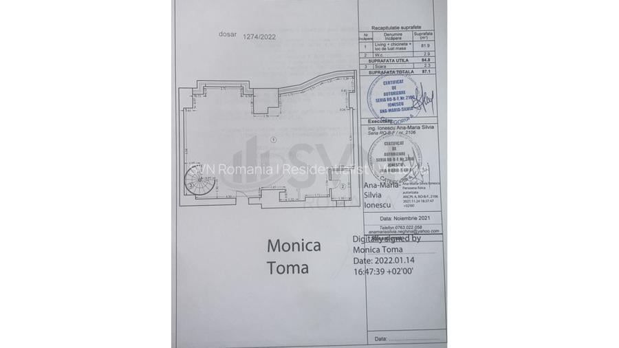 REA1023020 Duplex 165mp utili l Unirii l View Liber - 15