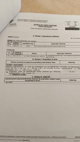 Teren intravilan 3367 mp cu casa demolabile 54 mp puț existent! - 7