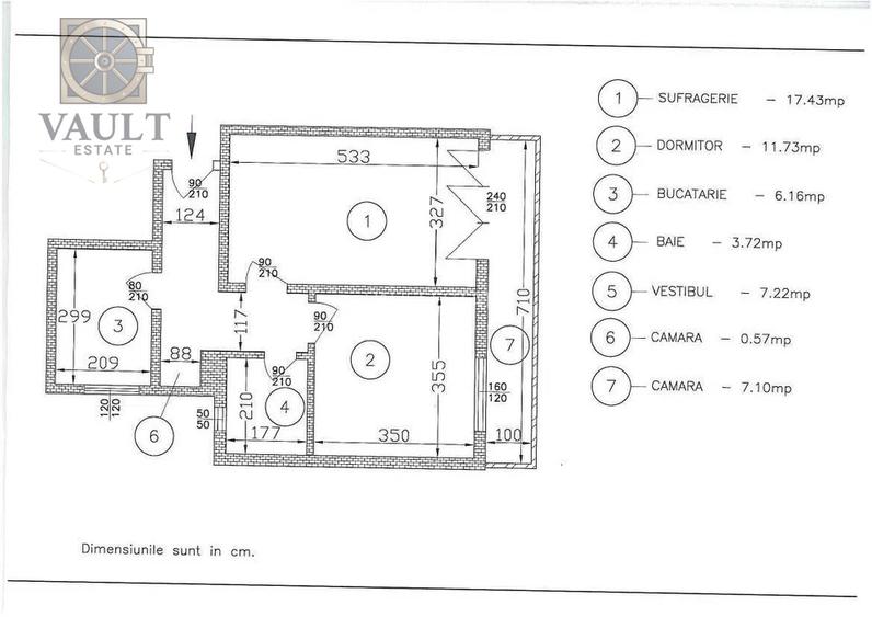 Apartament 2 camere - BLOC ANVELOPAT - zona TINERETULUI - 1