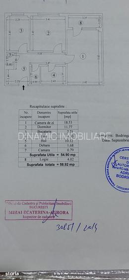 2 camere decomandat, 55 mp, Tineretului – renovat, metrou - 21