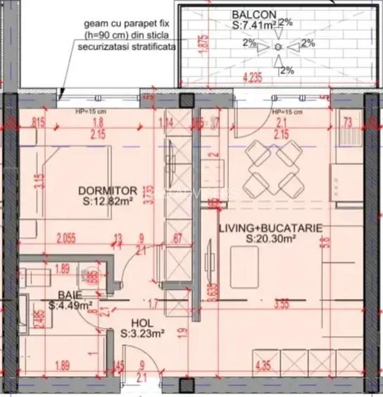 Apartament 2 camere langa scoala si centru comercial metrou la - 7