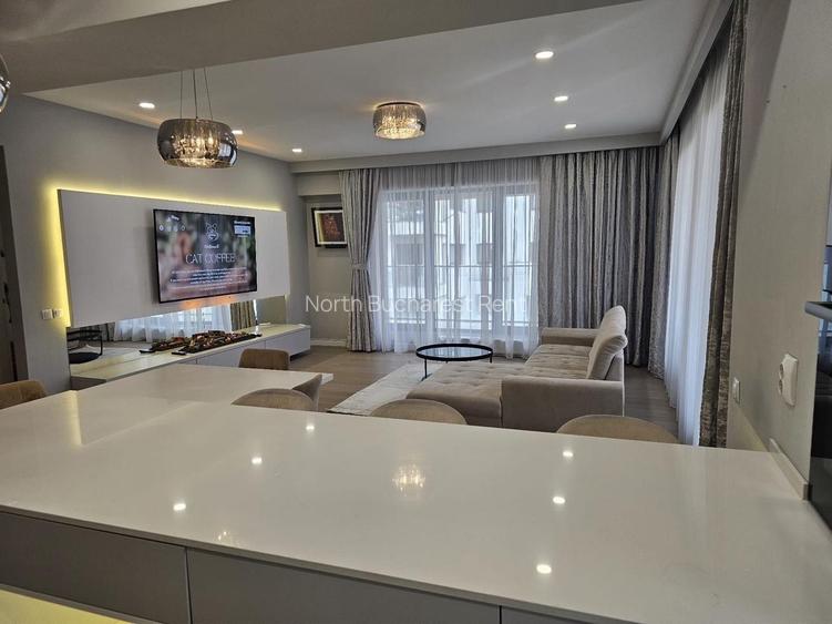 Apartament de închiriat cu 3 camere-PIPERA- terasă 95 mp - 2