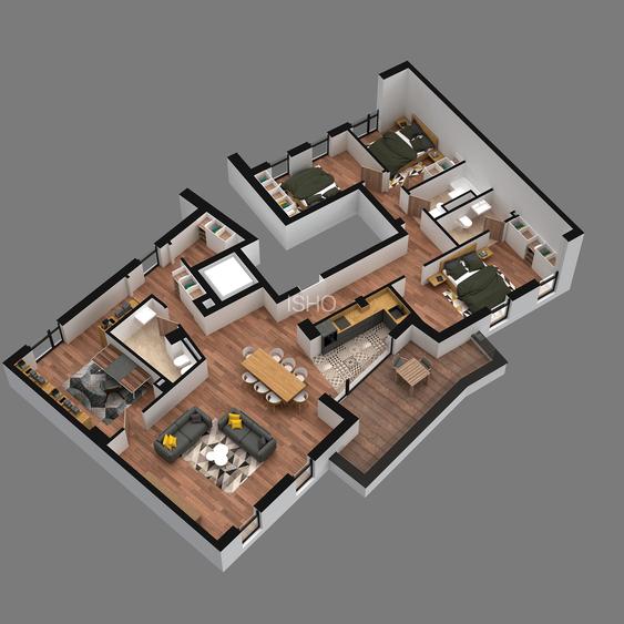 ISHO Riverside U2, Penthouse spatios cu vedere dubla si terasa spre Bega - 2