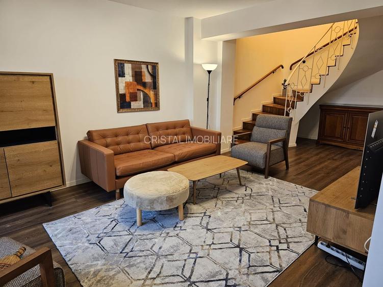 Duplex luxos 3 camere, 130 mp, complet mobilat pretabil birou - 13