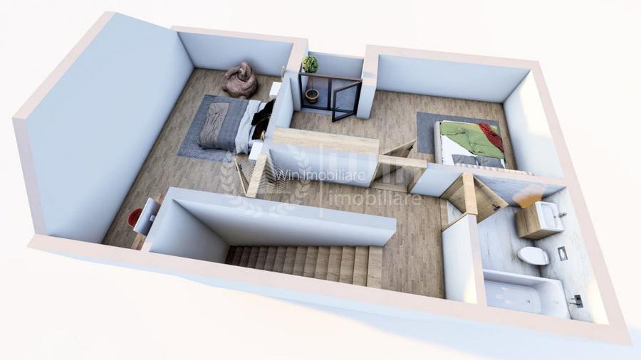 Apartament 4 camere | 100mp | Balcon | Bloc nou | Parcare | Pod Ira - 13