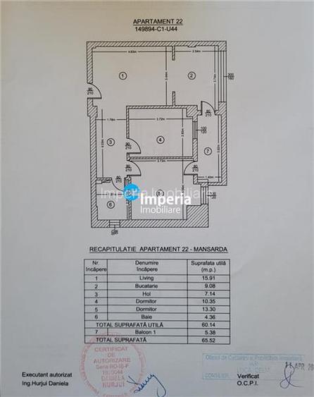 Apartament 3 camere Pacurari- Alpha Bank - 7
