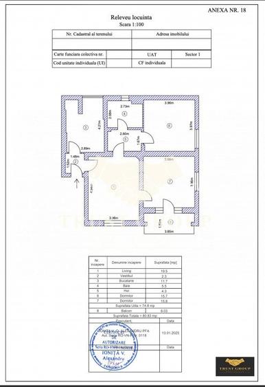 Apartament in vila | 3 Camere | Capitale  - 28