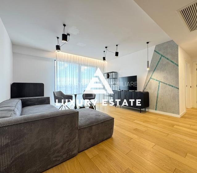 Vanzare apartament cu 2 camere complet mobilat si utilat- One Herastrau Towers- - 2