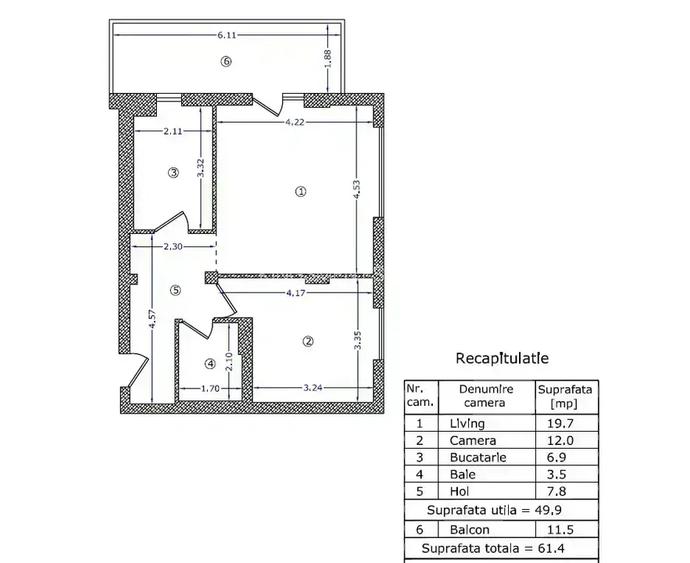 Apartament 2 camere The Suburb Buftea - 12