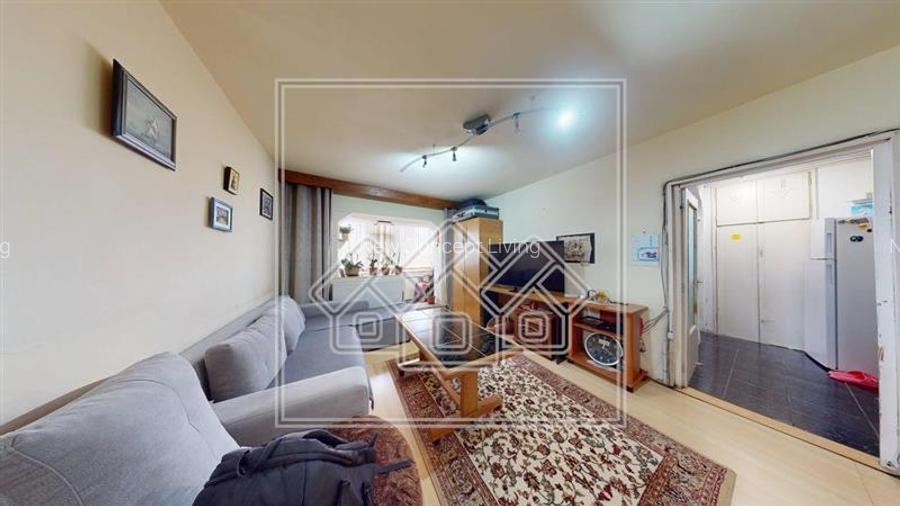 Apartament de vanzare in Sibiu - 2 camere, balcon - etaj 3 - Turnisor - 2