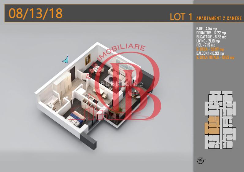 Apartament decomandat 2 camere -Titan Pallady Metrou Teclu - 2