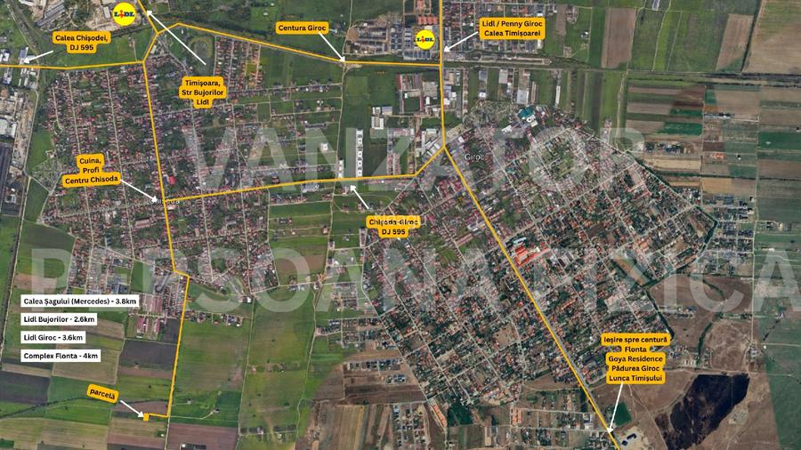 Chișoda - Poligonului - intravilan - 651mp (persoană fizică) - 3