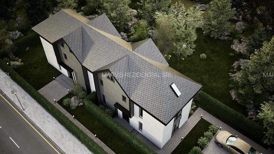 vila 5cam-indiv la calcan-perete propriu/centru Popesti Leordeni - 3