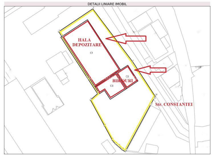 Hala 1600 mp si teren 4000 mp de vanzare,  BACAU, Str. Constantei(Alexei Tolstoi - 3