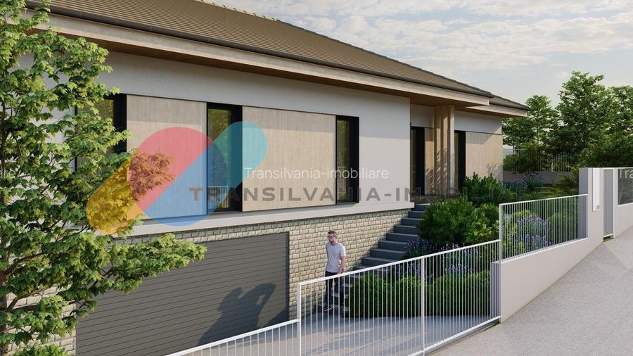 Casă individuală modernă cu garaje și teren 503mp – Chinteni - 11
