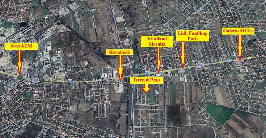 607mp | Teren Mosnita, spate Kaufland | Toate utilitatile - 7