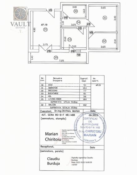 Apartament 2 camere - FUNDENI/DOBROESTI - 1