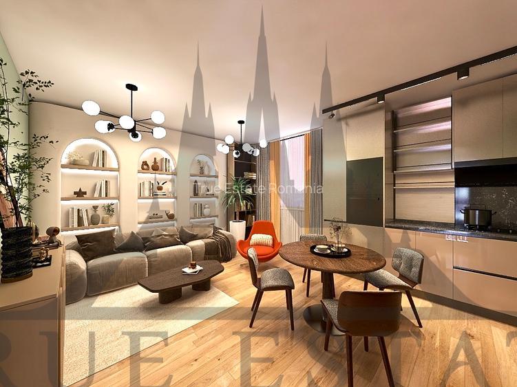 Dezvoltator- Ap. 3 camere cu terasa in imobil tip Boutique zona Mosilor-Eminescu - 2