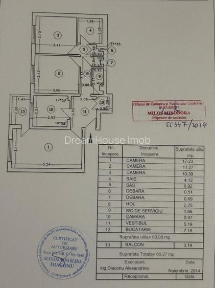 Apartament 3 camere - Costin Georgian - Basarabia - Arena Nationala - Centrala - 11
