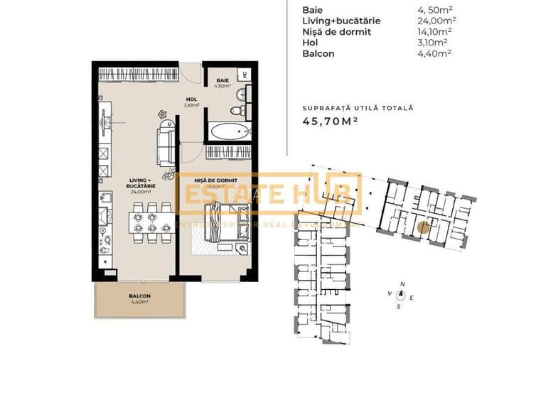 Apartament 2 camere | langa Rivus Mall | 0% Comision - 5