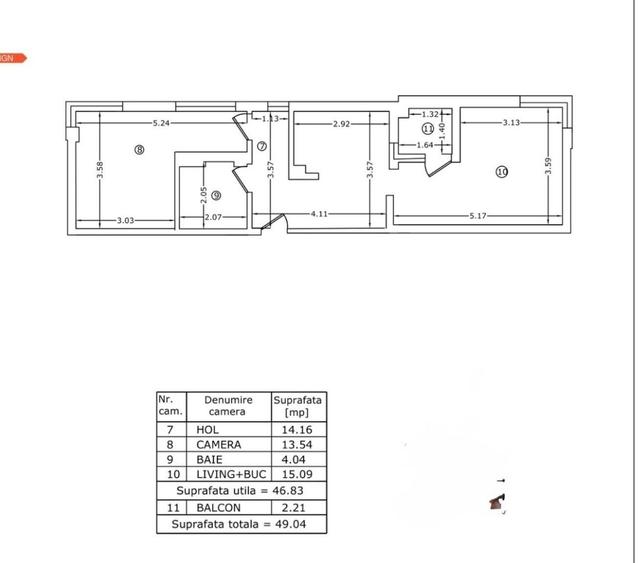 | Apartament 2 camere | Emil Racoviță - Pipera | - 1