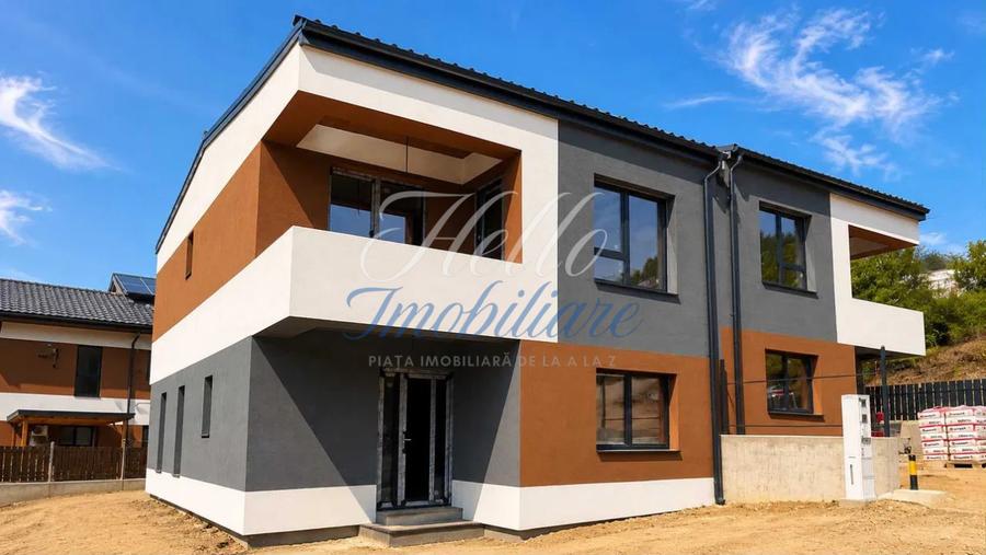 Duplex NZEB 4 camere 119.95 mp teren 245 mp in Floresti zona Vivo