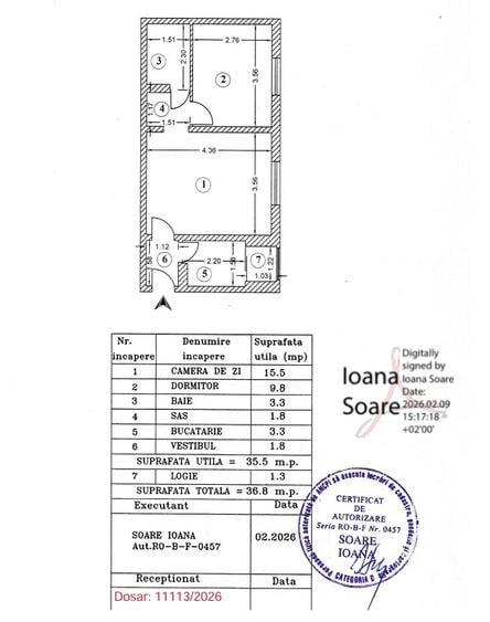 55.900 Euro - 2 camere - Sos. Giurgiului - Aleea Slatioara - Sector 4 - 2