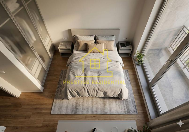 2 Camere 61mp cu Balcon Generos | Titan-Pallady