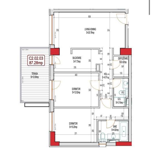 Apartament 3 Camere Ambiance Residence 2 Pipera - 13