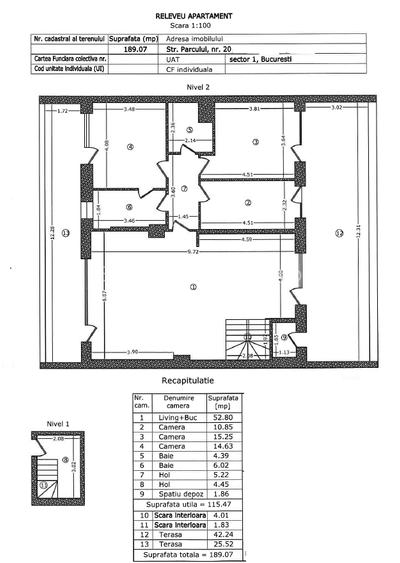 Parcului 20 - Penthouse Duplex  | Terase cu vedere panoramica | Mobilat, Parcare - 1