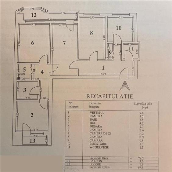 Apartament 4 Camere Semidecomandat Bd.Alexandru Obregia